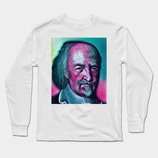 Thomas Hobbes Portrait | Thomas Hobbes Artwork 4 Long Sleeve T-Shirt